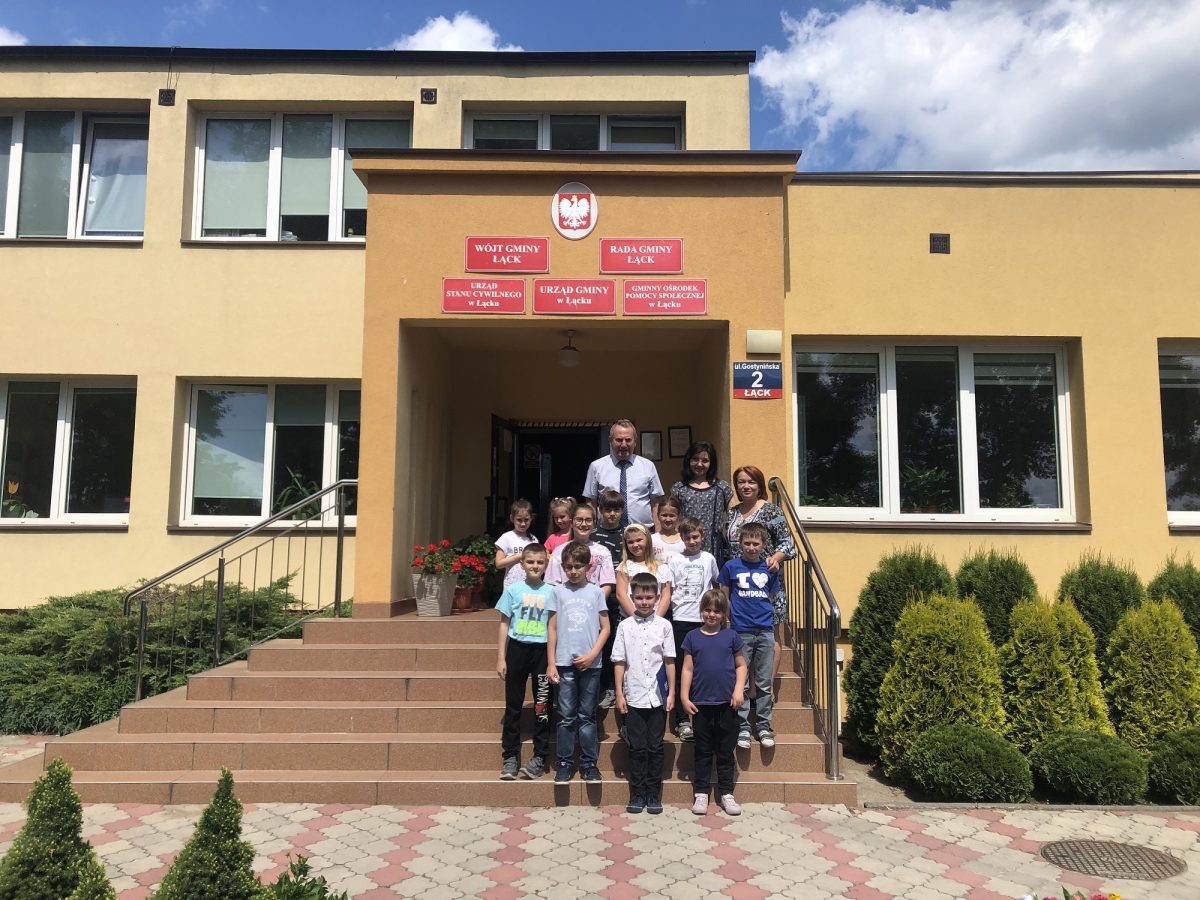 Uczniowie z Ukrainy z wizytą w Urzędzie Gminy