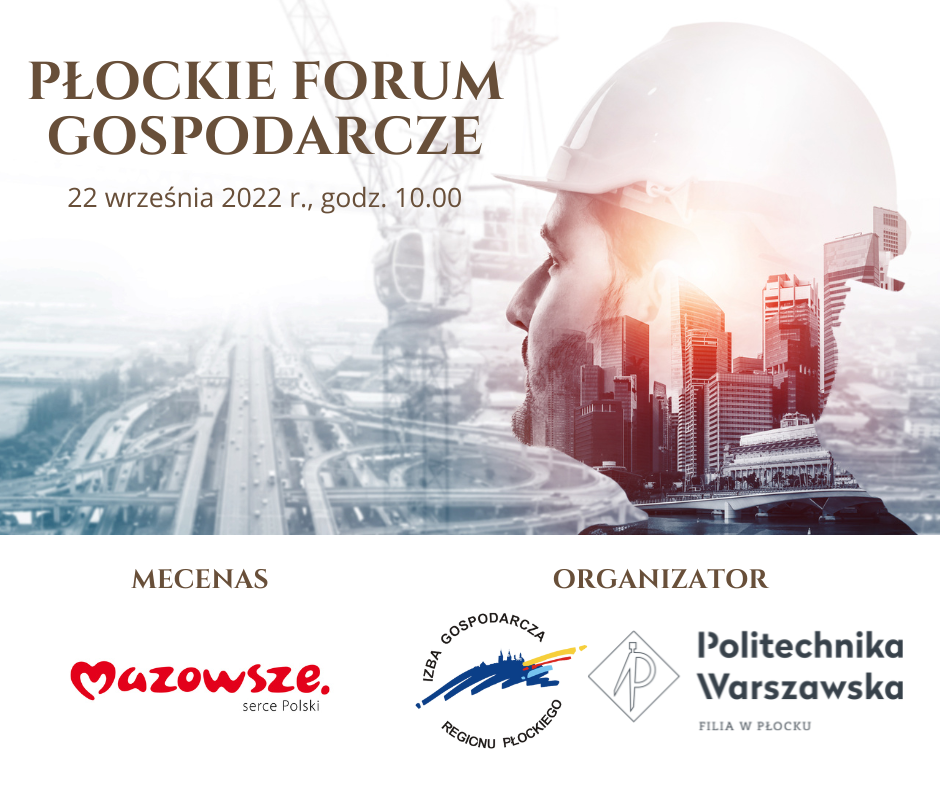 Widzimy się 22 września w Płocku na największym wydarzeniu gospodarczym w subregionie płockim!