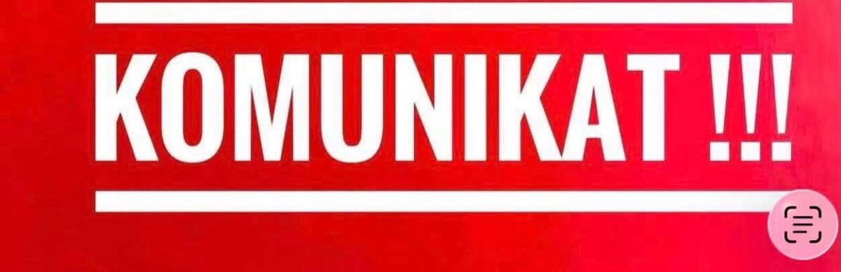 KOMUNIKAT!!!