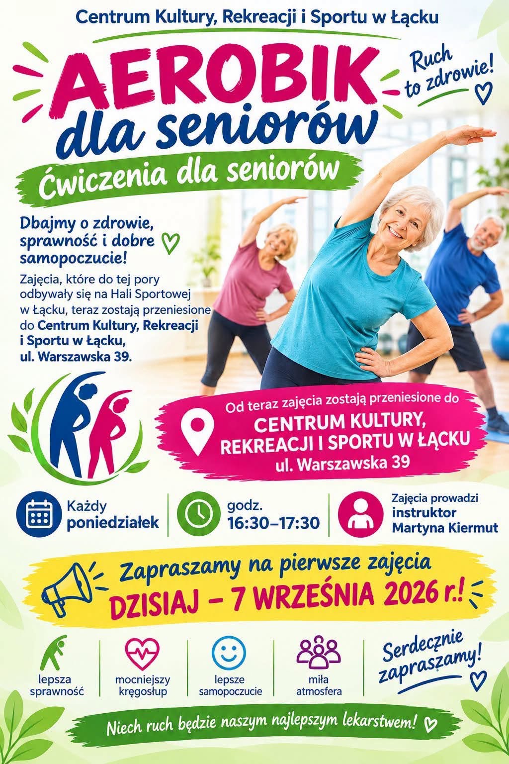 🌿 AEROBIK DLA SENIORÓW 🌿